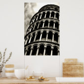 leuningtoren van pisa poster (Keuken)