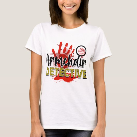 leunstoeldetective t-shirt (Voorkant)