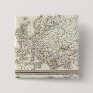 L'Europe 800, 1500 Vierkante Button 5,1 Cm
