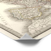 L'Europe Atlas-kaart Poster (Hoek)