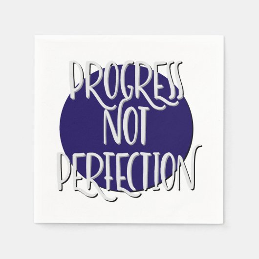 Leus Progress Not Perfection Servet (Voorkant)