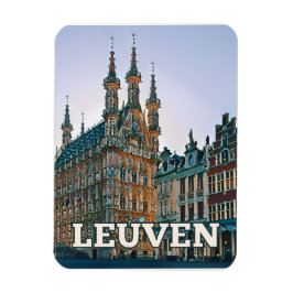 Leuven Belgique Photo Vintage Magneet