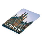 Leuven Belgique Photo Vintage Magneet (Linkerzijde)