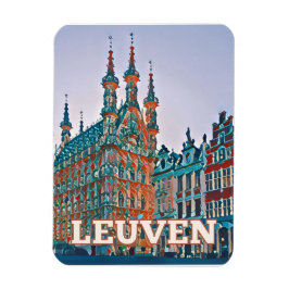 Leuven Belgique Photo Vintage Magneet