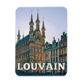 Leuven Belgique Photo Vintage Magneet (Verticaal)