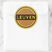 Leuven City Pride Emblem – Belgian Identity Ronde Sticker (Tas)