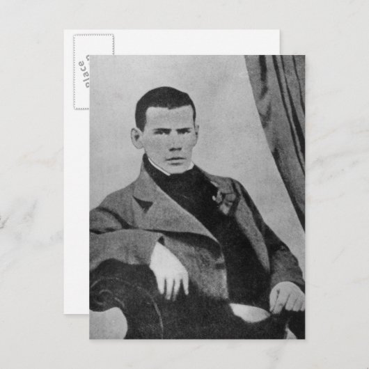 Lev Nikolaevich Tolstoy als student Briefkaart (Voorkant / Achterkant)