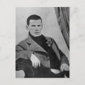 Lev Nikolaevich Tolstoy als student Briefkaart (Voorkant)