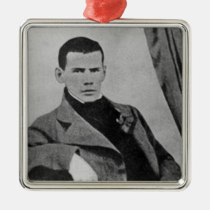 Lev Nikolaevich Tolstoy als student Metalen Ornament
