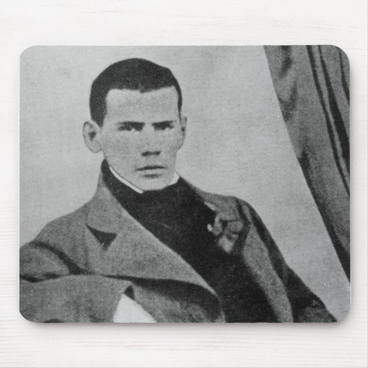 Lev Nikolaevich Tolstoy als student Muismat (Voorkant)