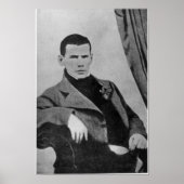 Lev Nikolaevich Tolstoy als student Poster (Voorkant)