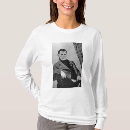 Lev Nikolaevich Tolstoy als student T-shirt (Voorkant)