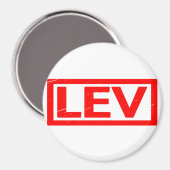 Lev Stamp Magneet (Voorkant / Achterkant)