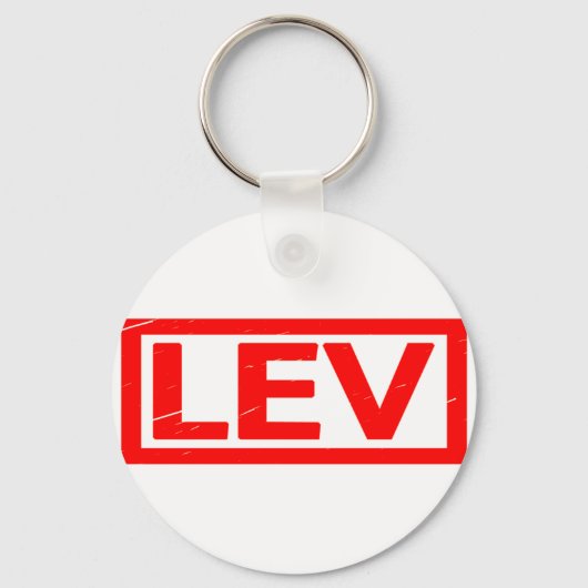 Lev Stamp Sleutelhanger (Voorkant)