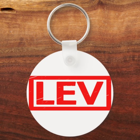 Lev Stamp Sleutelhanger (Voorkant)