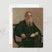 Lev Tolstoy Briefkaart (Voorkant / Achterkant)