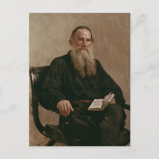 Lev Tolstoy Briefkaart (Voorkant)