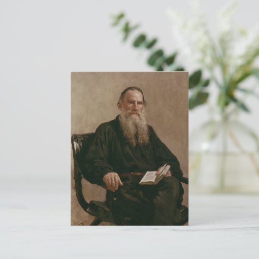 Lev Tolstoy Briefkaart (Staand voorkant)