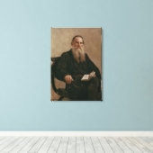 Lev Tolstoy Canvas Afdruk (Insitu (Houten vloer))