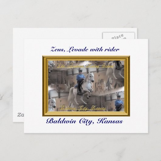 Levade briefkaart (Voorkant / Achterkant)