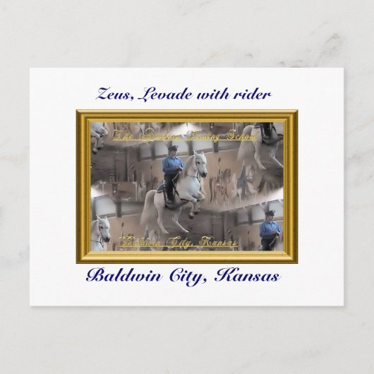 Levade briefkaart (Voorkant)