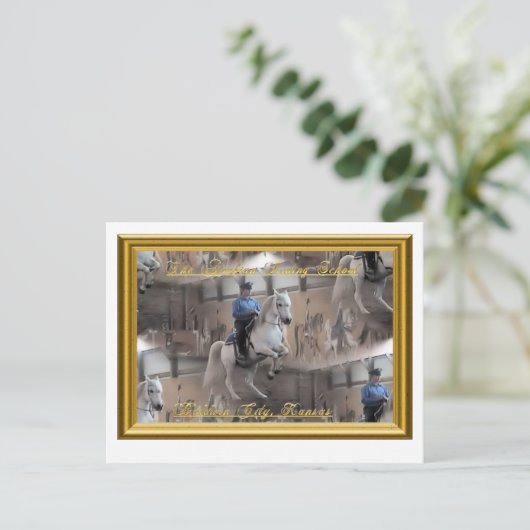 Levade met Briefkaart (Staand voorkant)