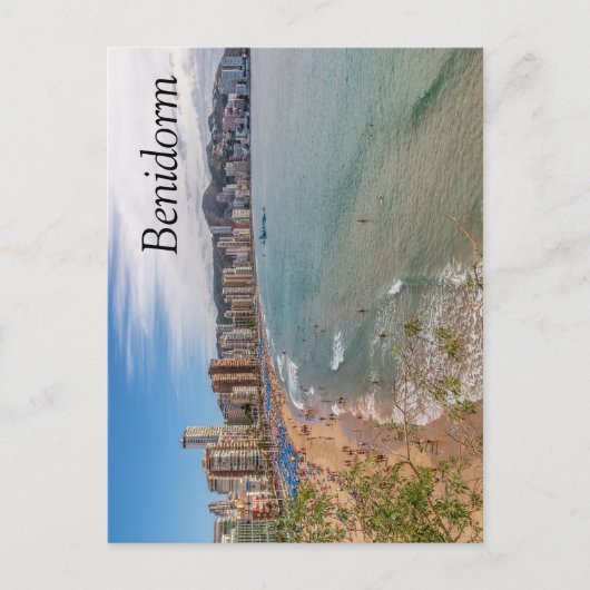 Levant Beach, Benidorm, Costa Blanca, Spanje Briefkaart (Voorkant)