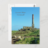 Levant Mine Cornwall England Foto Briefkaart (Voorkant / Achterkant)