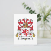 Levasseur Family Crest Briefkaart (Staand voorkant)