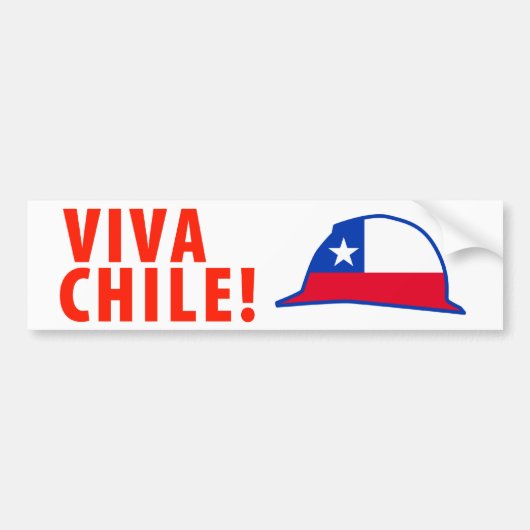 Leve Chili! Bumpersticker (Voorkant)