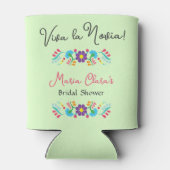 Leve de Bruid Mexicaans Afscheid Feest Bruidsmeisj Blikjeskoeler (Achterkant)