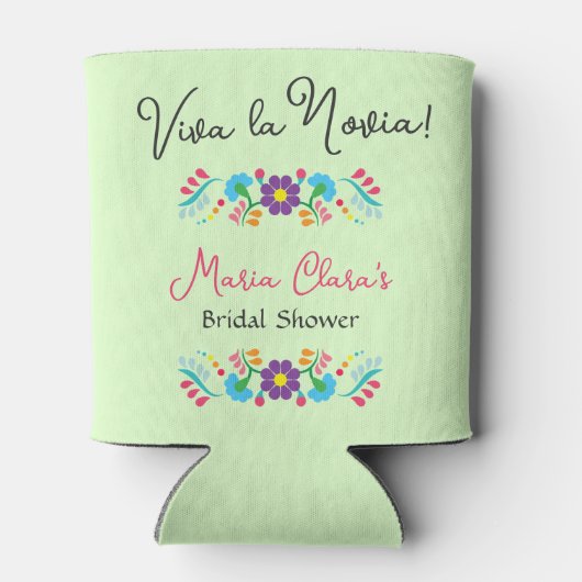 Leve de Bruid Mexicaans Afscheid Feest Bruidsmeisj Blikjeskoeler (Achterkant)