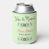 Leve de Bruid Mexicaans Afscheid Feest Bruidsmeisj Blikjeskoeler (Blikje Achterkant)