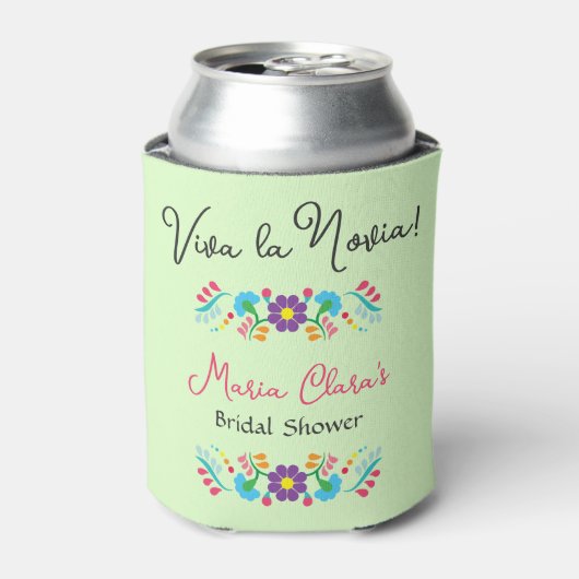 Leve de Bruid Mexicaans Afscheidsfeest Bruidsfeest Blikjeskoeler (Blikje Voorkant)