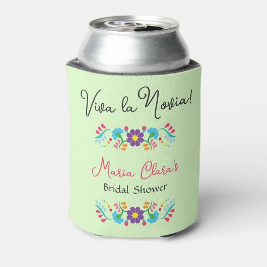 Leve de Bruid Mexicaans Afscheidsfeest Bruidsfeest Blikjeskoeler (Blikje Achterkant)