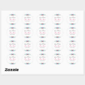 Leve de Bruid Mexicaanse Afscheidsparty Bruidsfees Ronde Sticker (Vel)