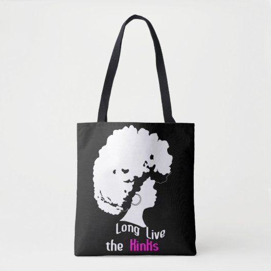 "Leve de Kinks" Print-All-Over-Totebag Tote Bag (Voorkant)