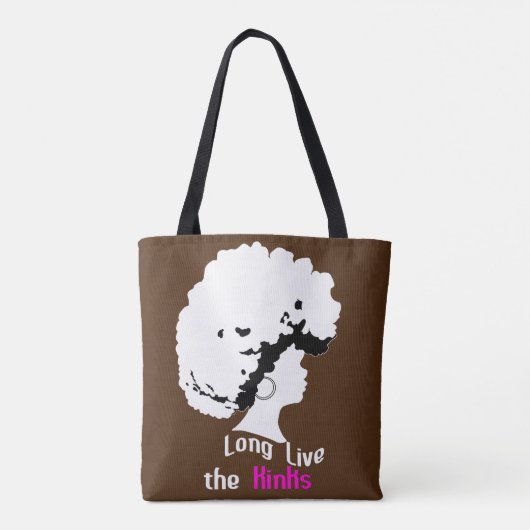 "Leve de Kinks" Print-All-Over-Totebag Tote Bag (Achterkant)