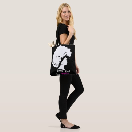 "Leve de Kinks" Print-All-Over-Totebag Tote Bag (Op model)