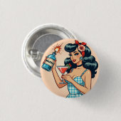 Leve de Verzetsbeweging! Ronde Button 3,2 Cm (Voorkant /achterkant)