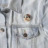 Leve de Verzetsbeweging! Ronde Button 3,2 Cm (In situ)