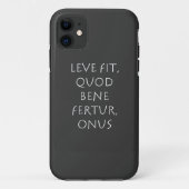 Leve fit quod bene fertur onus Case-Mate iPhone case (Achterkant)