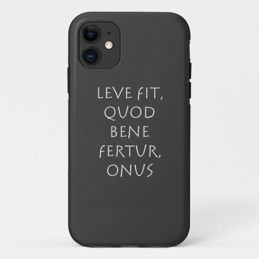 Leve fit quod bene fertur onus Case-Mate iPhone case (Achterkant)