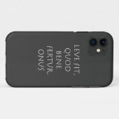 Leve fit quod bene fertur onus Case-Mate iPhone case (Achterkant (horizontaal))