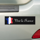 leve Frankrijk hoog Bumpersticker (Op auto)