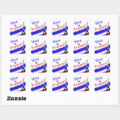 Leve Frankrijk! Vierkante Sticker (Vel)