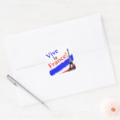 Leve Frankrijk! Vierkante Sticker (Envelop)