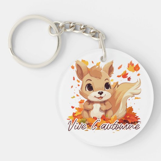 Leve herfst sleutelhanger (Voorkant)