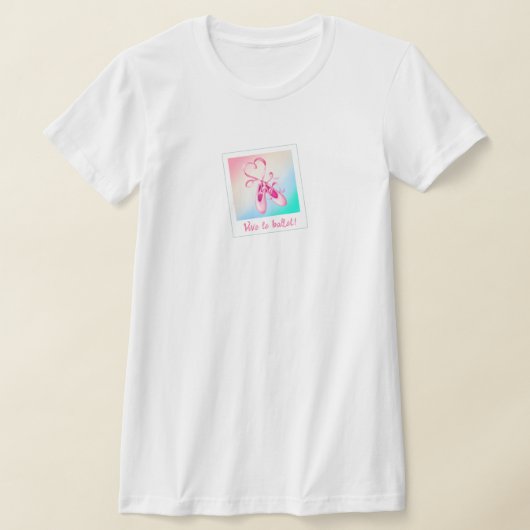 Leve het Ballet Foto T-shirt (Laagn)