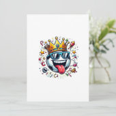 Leve het voetbal kaart (Staand voorkant)